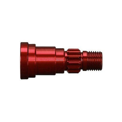 7753R Stub Axle, Aluminum RED