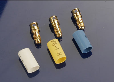 3342 BULLET CONNECTORS, MALE,