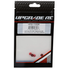 UPG-11026 UpGrade RC Aluminum 2mm Wheel Lock Nuts for Losi® Micro-B™ & Micro-T™ (Red) (4)