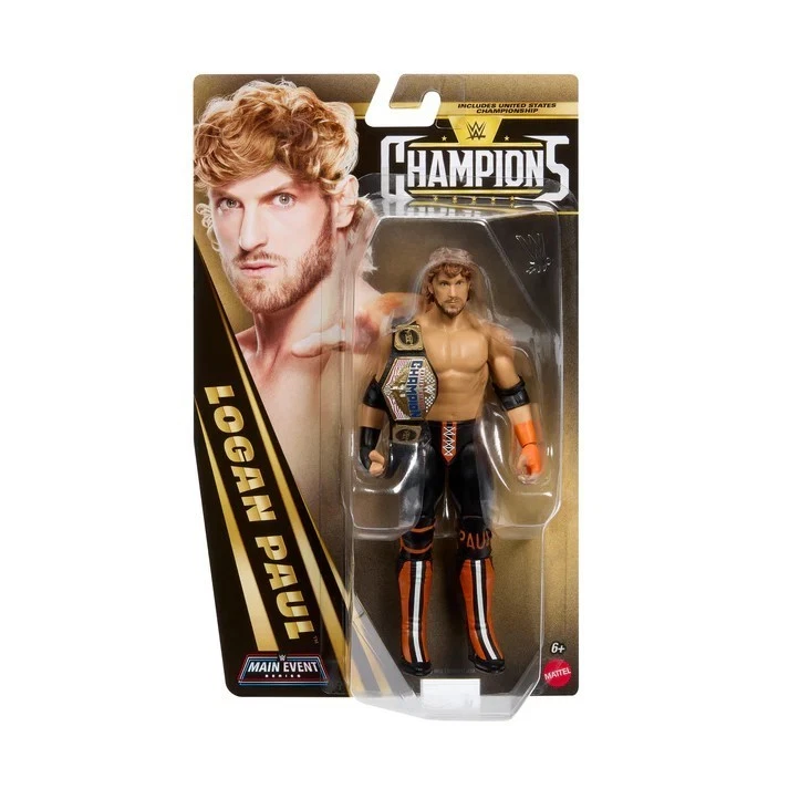 JHJ73 WWE Main Event Champions Series Logan Paul Figure