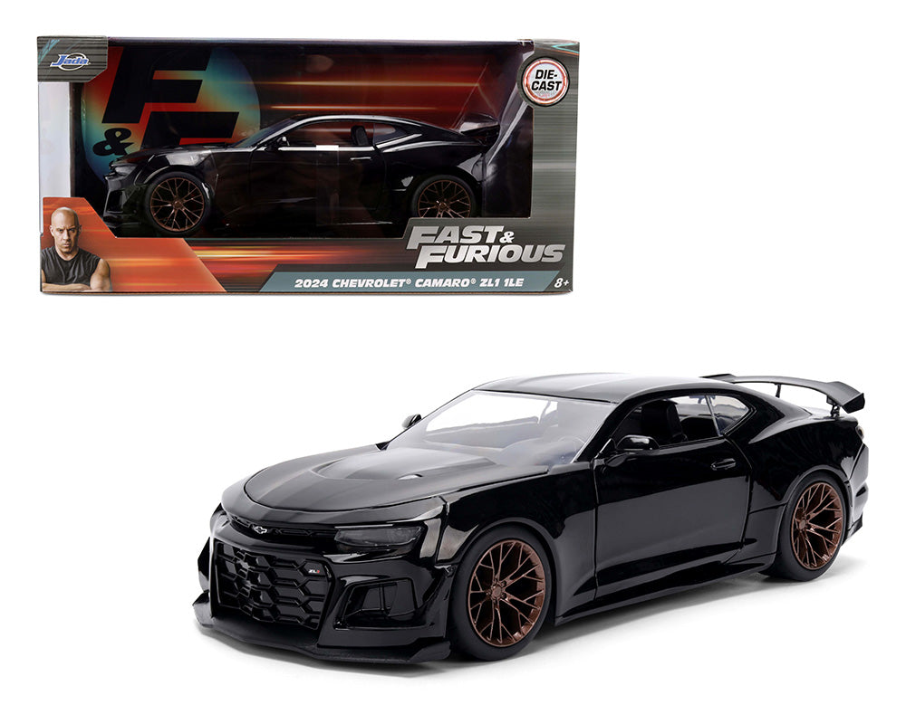 Jada 36475 1:24 2024 Chevrolet Camaro ZL1 1LE – Black – Fast & Furious 25 Year Anniversary
