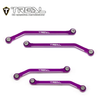 X003Q5GYST TREAL Aluminum 7075 High Clearance Links Set (4pcs) Chassis Lower Links for TRX4M 1/18 RC Crawler-Purple