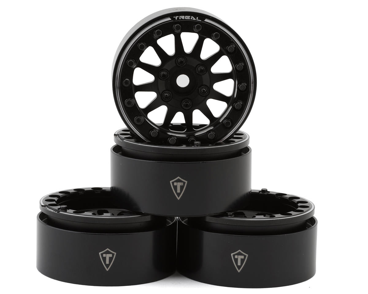 TLHTWHEELS-09 1.9 Beadlocks - Black/Black