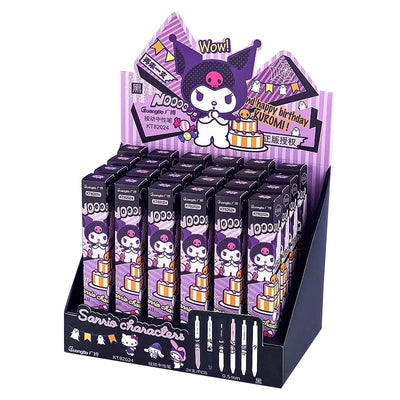 ZU56372 Kuromi Happy Birthday Blind Box Gel PEN in PDQ
