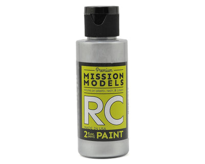 MMRC-017 Racing Silver Acrylic Lexan Body Paint (2oz)