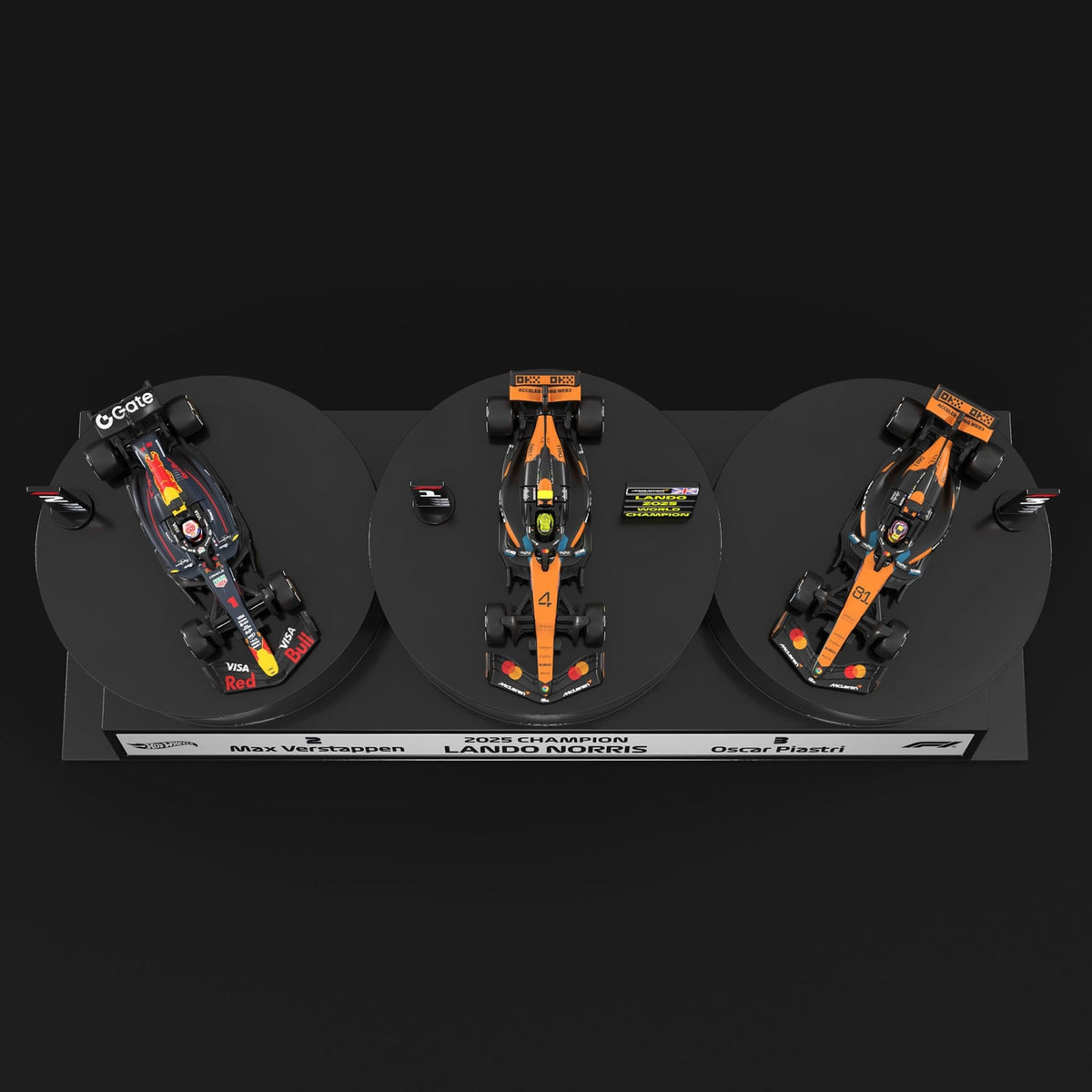 JRB40-DC01 Hot Wheels® 2025 Formula 1® Podium Set
