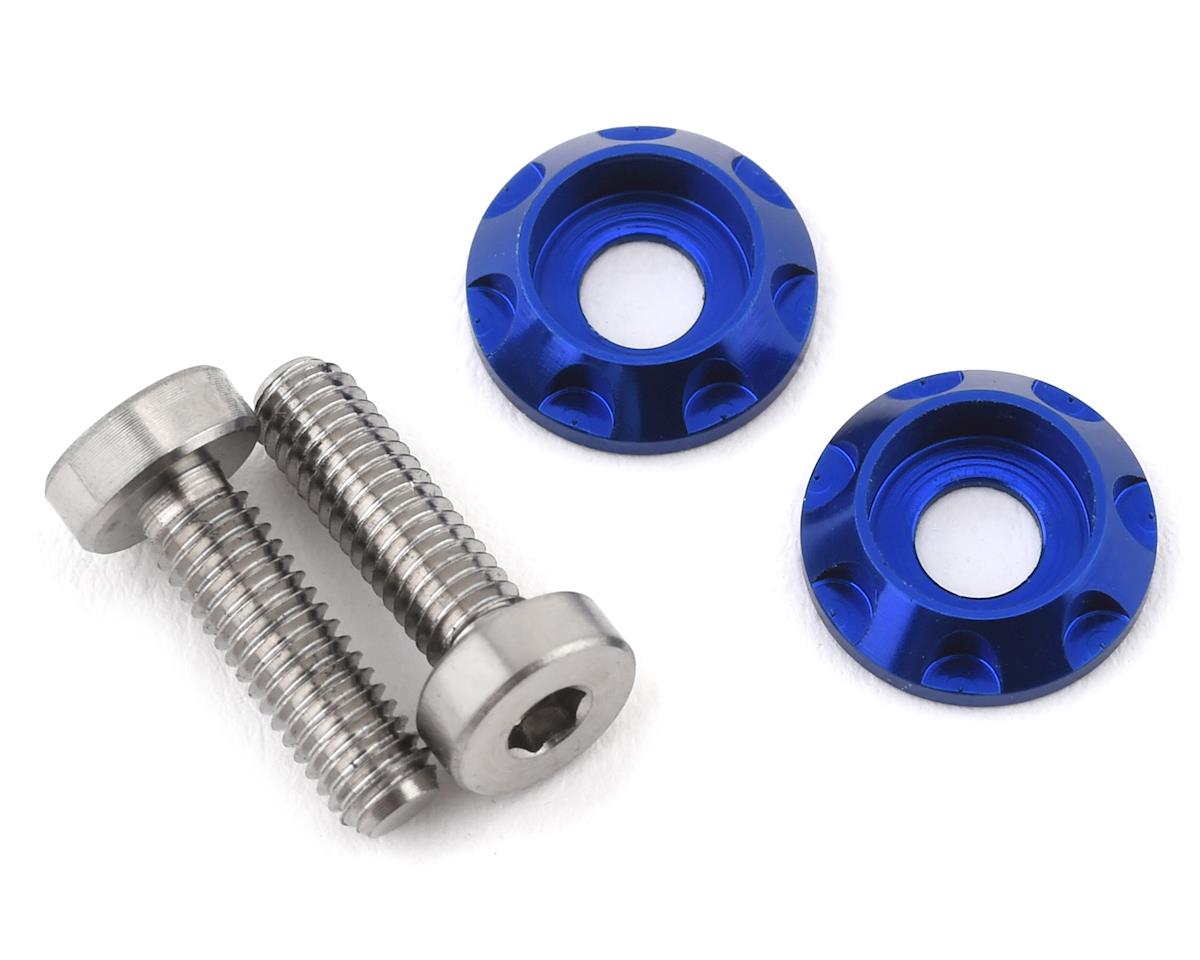 175-10450 175RC 3x10mm "High Load" Titanium Motor Screws (Blue)