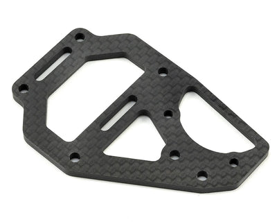 TKR6635C Tekno RC EB410/ET410 Carbon Fiber Center Differential Top Plate & Fan Mount