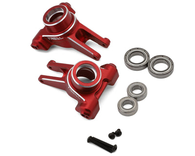 X0042PZECJ Treal Hobby Arrma Mojave 7075 Aluminum Rear Hub Carrier Set (Red) (2)