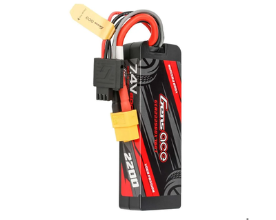 GEA222S60X76GT 2S 60C G-Tech Hardcase LiPo Battery Pack (7.4V/2200mAh) w/XT60 Connector