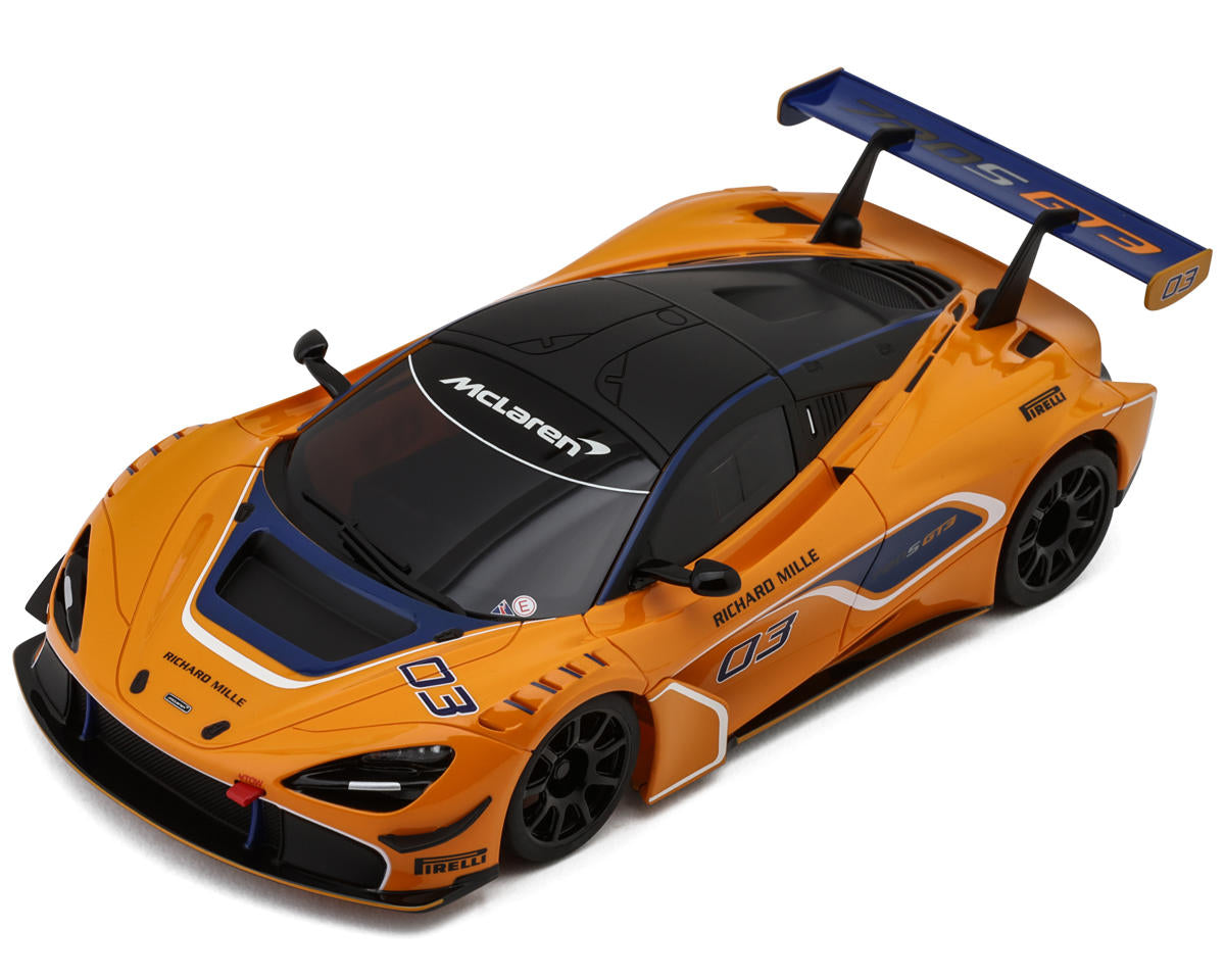 KYOMZP255OR Kyosho Mini-Z MR04W ASC McLaren 720S GT3 #03 Pre-Painted Body-Orange