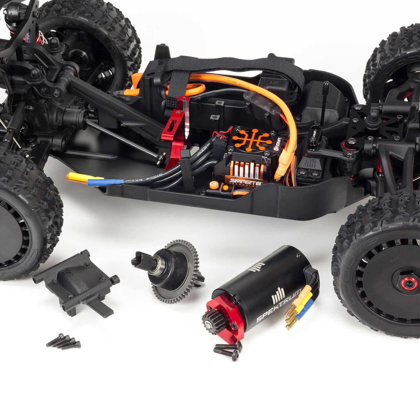 ARA8606V5 1/8 TYPHON 6S V5 4X4 BLX Buggy with Spektrum Firma RTR