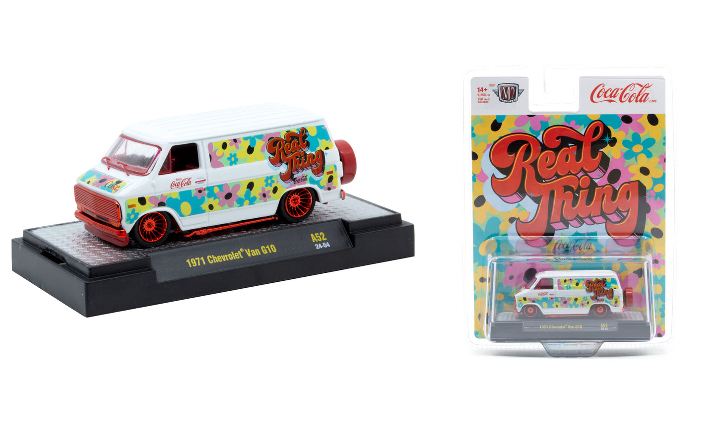 M2Machines 52500-A52 1:64th Scale 19 71 Chevrolet Van G10 CHASE