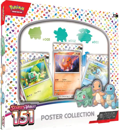 PKU290-85316 Pokemon Scarlet & Violet 151 Poster Collection