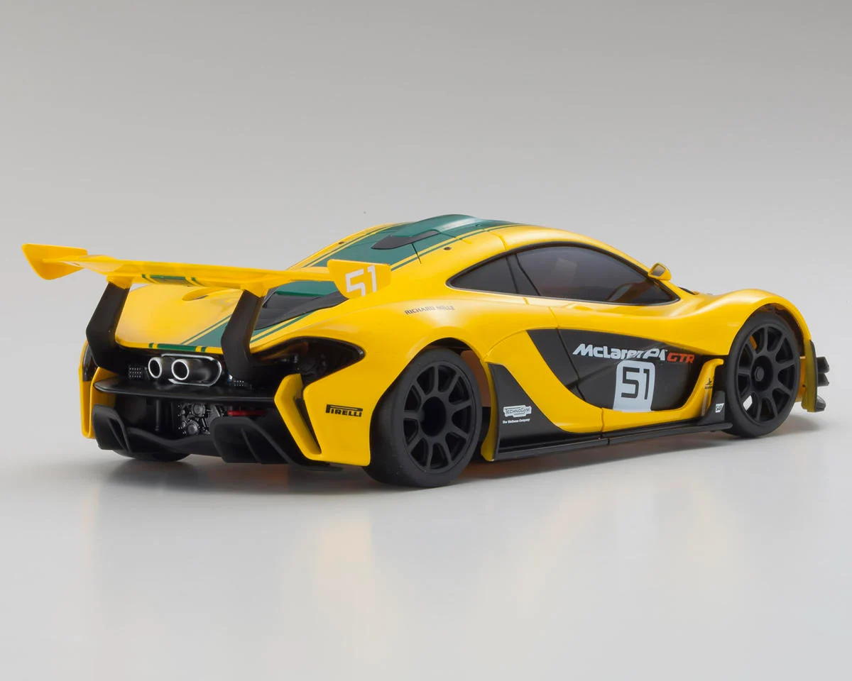 KYO32375YG Kyosho MR-04 RWD Mini-Z Readyset w/McLaren P1 GTR Body (Yellow/Green)