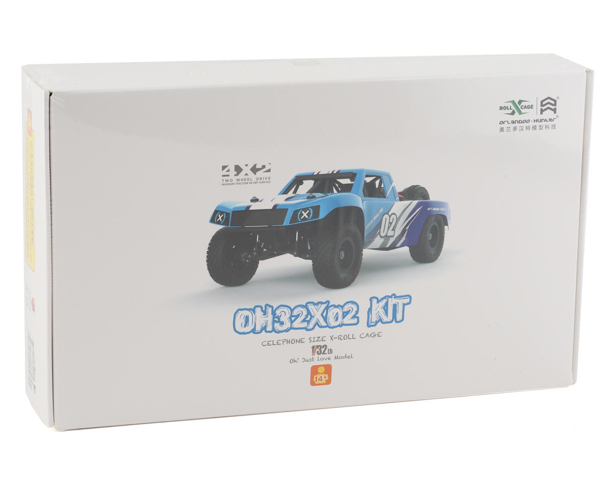 OLHOH32X02-C Orlandoo Hunter OH32X02 1/32 Micro 4x2 Trophy Truck Kit (Clear)