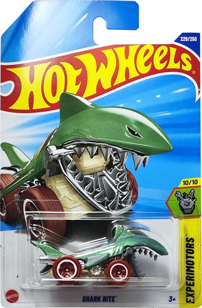 Hot Wheels Shark Bite 2025 M Case Treasure Hunt W/ HotWheel Protector