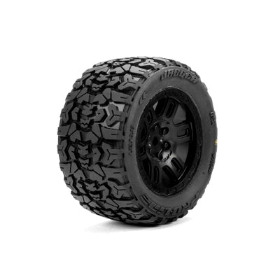PRO1034610 Jaeger Front/Rear MT Tires MTD 12mm Black Split Six (2): ARRMA MINI KRATON