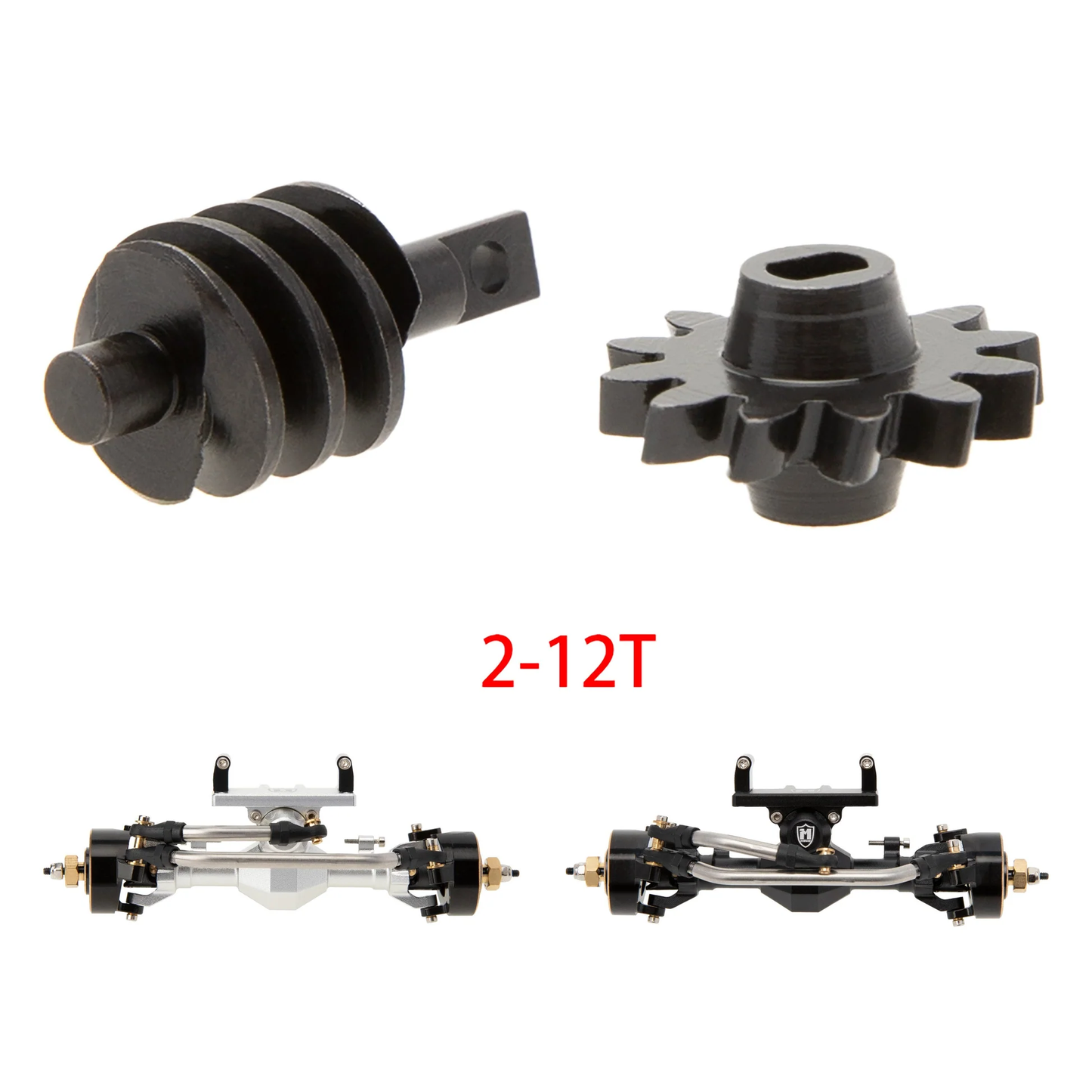 MEUS Racing SCX24 Isokinetic Front Axle Differential Gear 2/12T Not Fit for SCX24 Stock Axles