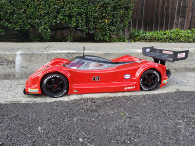 8501 Delta Plastik 1/7 Toyota GT Body - Clear 2mm (w/ Wing & Decals)